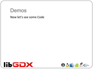 Demos
Now let‘s see some Code
 