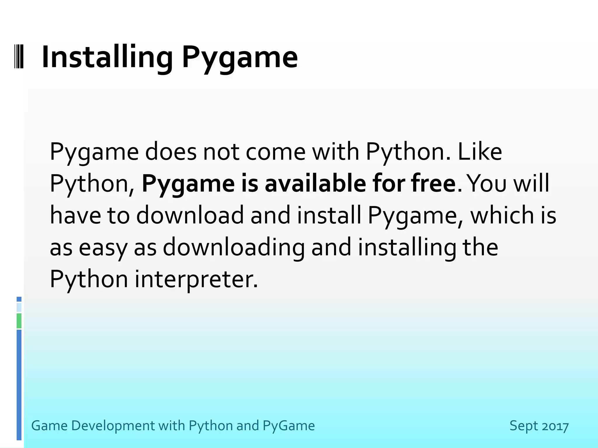 Game Development With Python and Pygame | PDF | Programming Languages ...