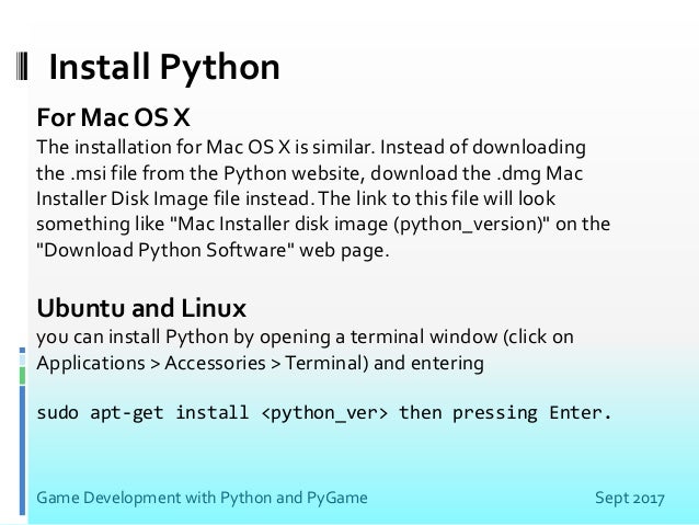install sdl for pygame mac install sdl for pygame mac