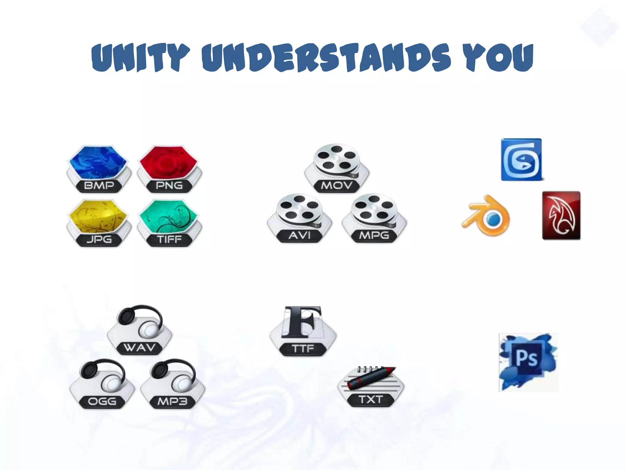 Unity understands you
 