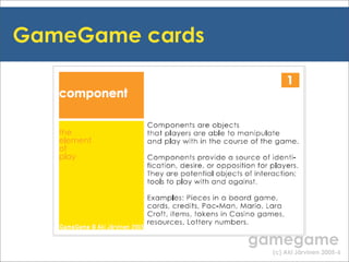Gamegame workshop