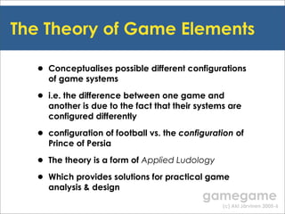 Gamegame workshop