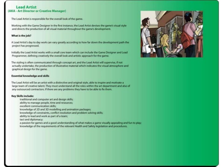 Game industry job roles presentation