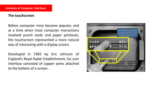 The First Computer Interfaces Game interface design part 1 | PPTX