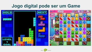 Jogo digital pode ser um Game
 