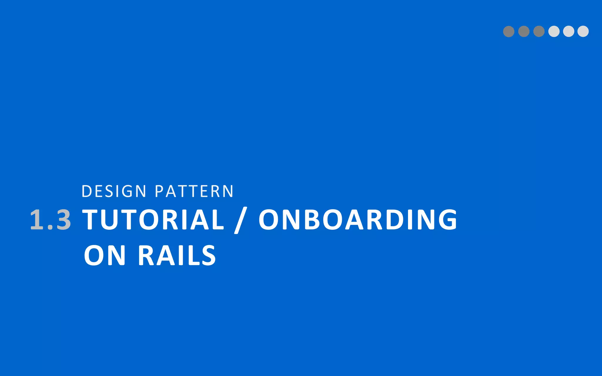 DESIGN PATTERN1.2 VISUAL CUES