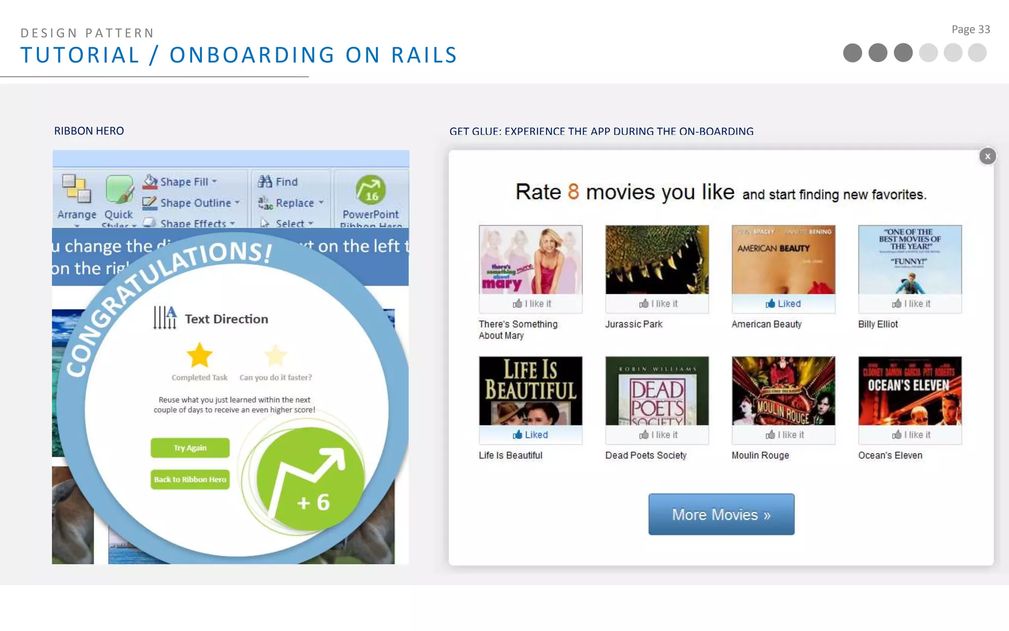 DESIGN PATTERN  Visual CLUES: exampleFACEBOOK PLACES: PLAYING “FLASHLIGHT”