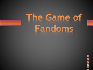 Game of Fandoms-The Fandom Quiz Prelims with Answers