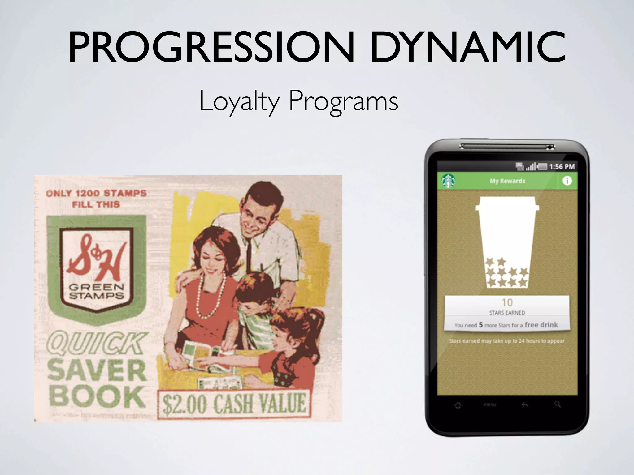 PROGRESSION DYNAMIC
     Loyalty Programs
 