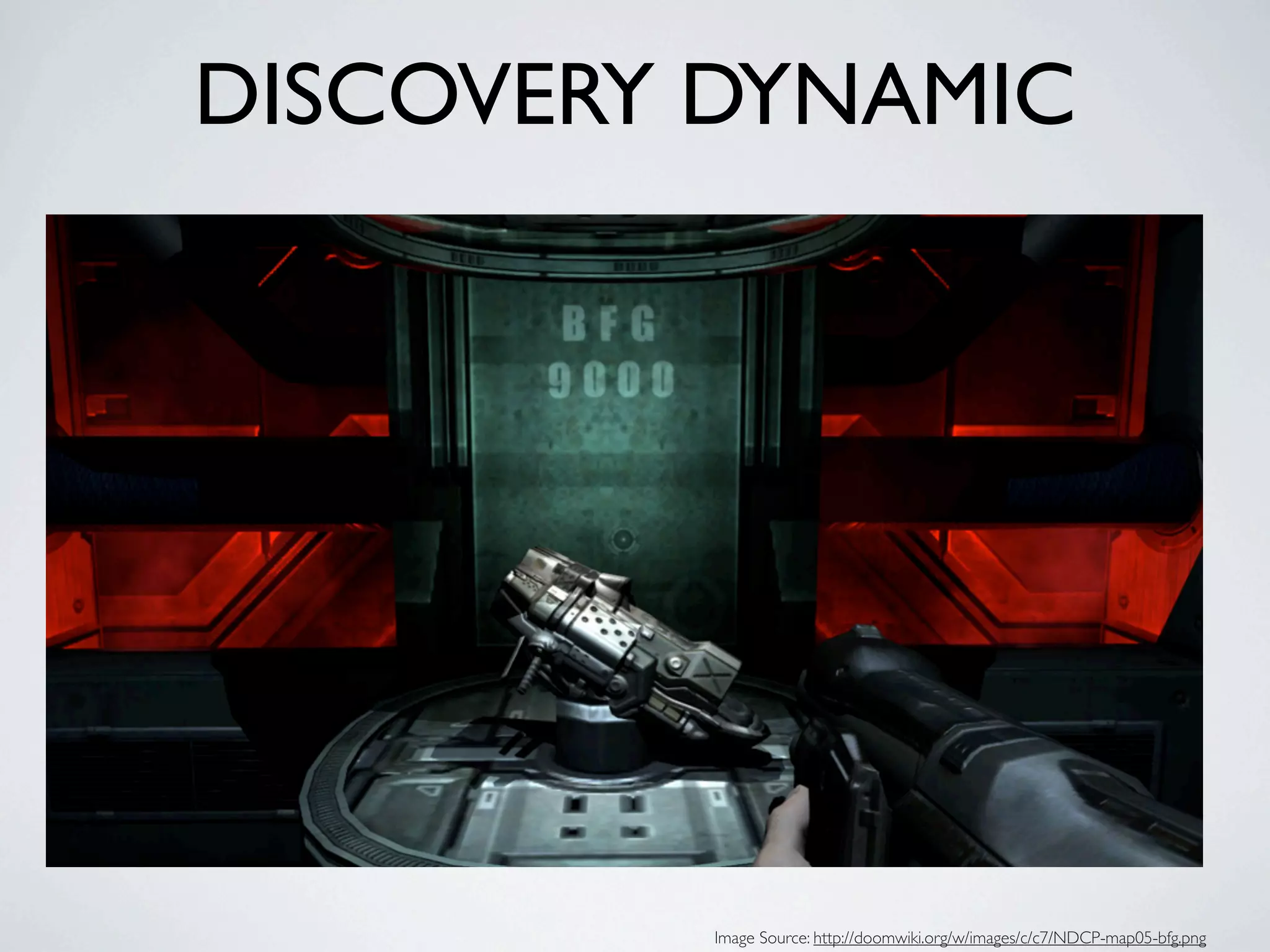 DISCOVERY DYNAMIC




          Image Source: http://doomwiki.org/w/images/c/c7/NDCP-map05-bfg.png
 