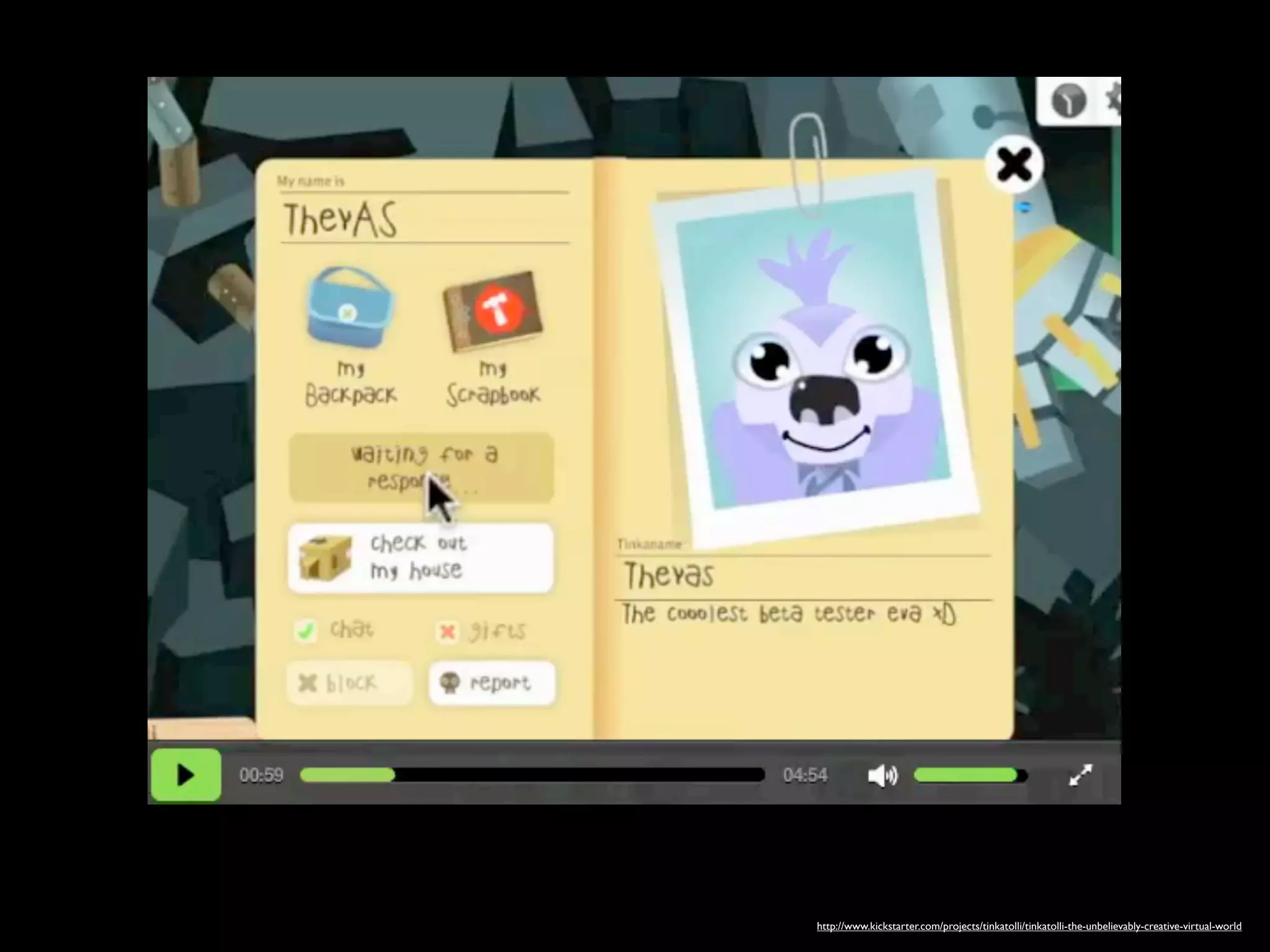 http://www.kickstarter.com/projects/tinkatolli/tinkatolli-the-unbelievably-creative-virtual-world
 