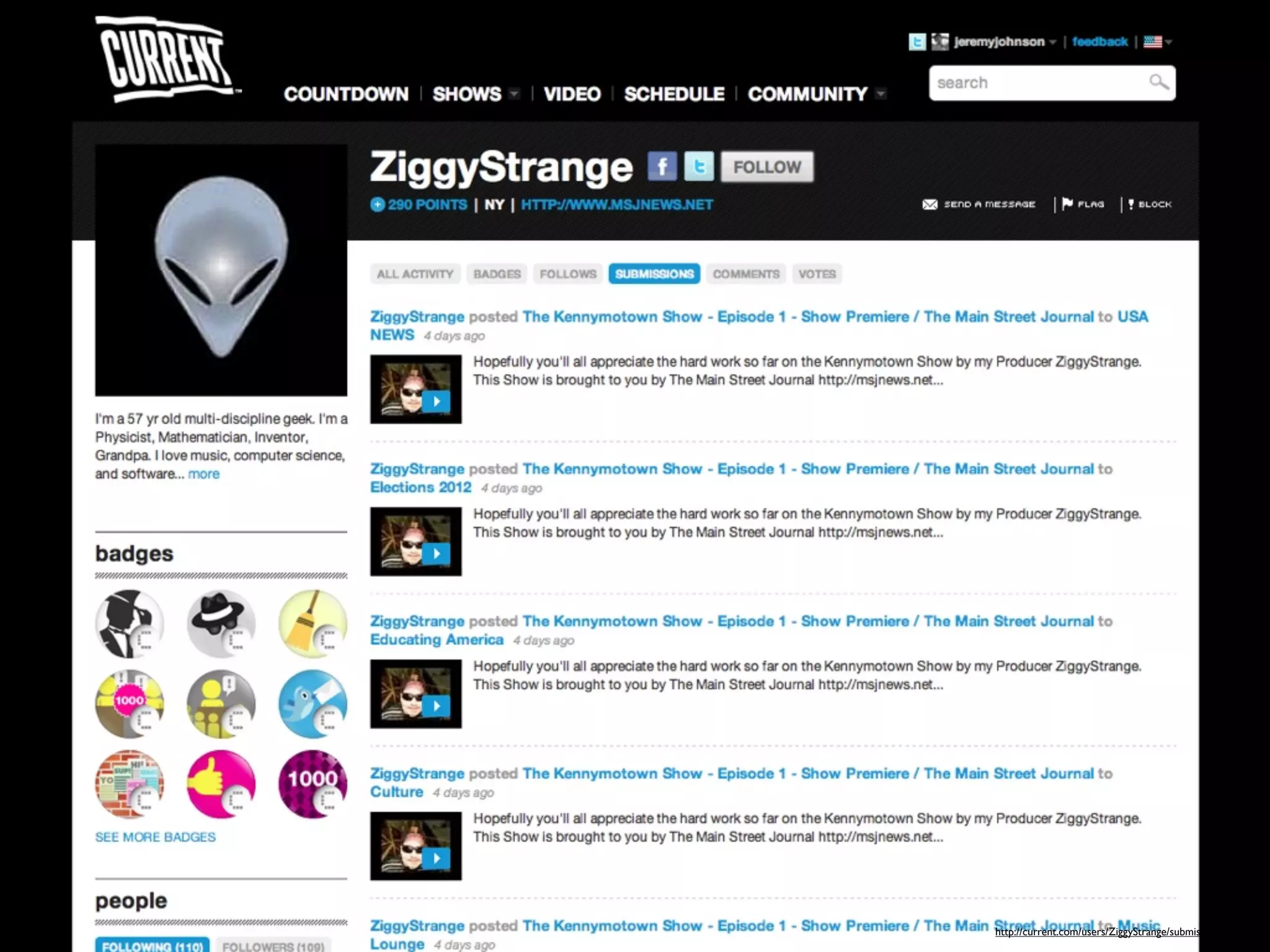 http://current.com/users/ZiggyStrange/submissions.htm
 