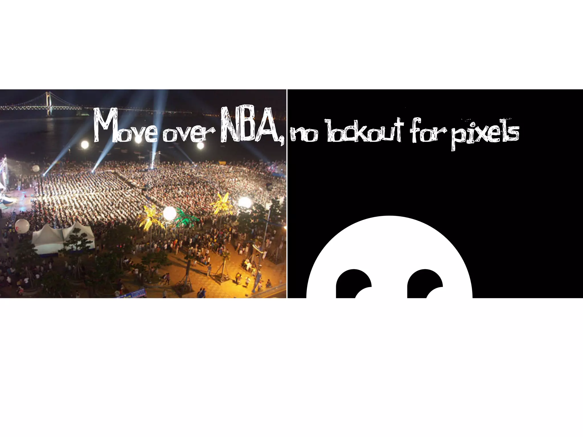 Move over NBA, no lockout for pixels
 