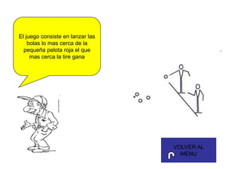 Game petanca