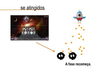 se atingidos
A fase recomeça.
 