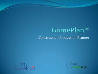 Construction Production Planner
 