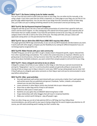 Example: http://www.bucciinsurance.com/contact-us/our-blog/