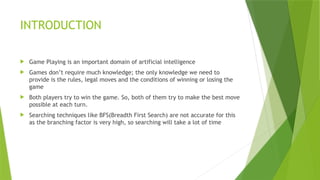 Game Playing in Artificial intelligence.pptx