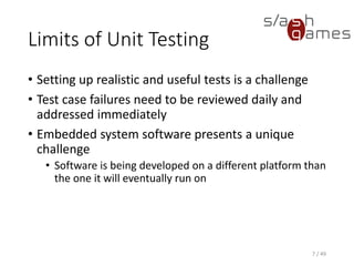 NUnit Test Class Design
• Public
• Default constructor
7 / 49
 