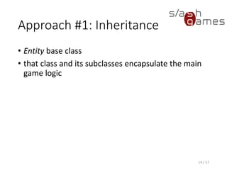 Component-Based Entity Systems (Demo)