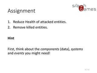 Component-Based Entity Systems (Demo)