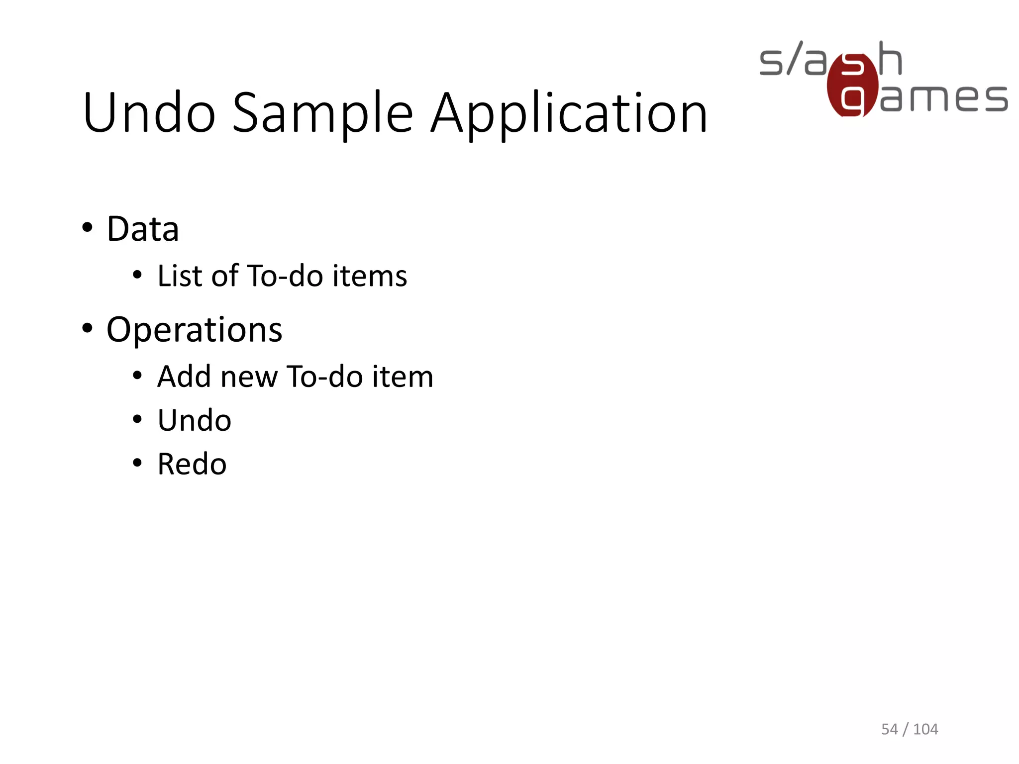Serialization & Reflection
DEMO
54 / 12
 