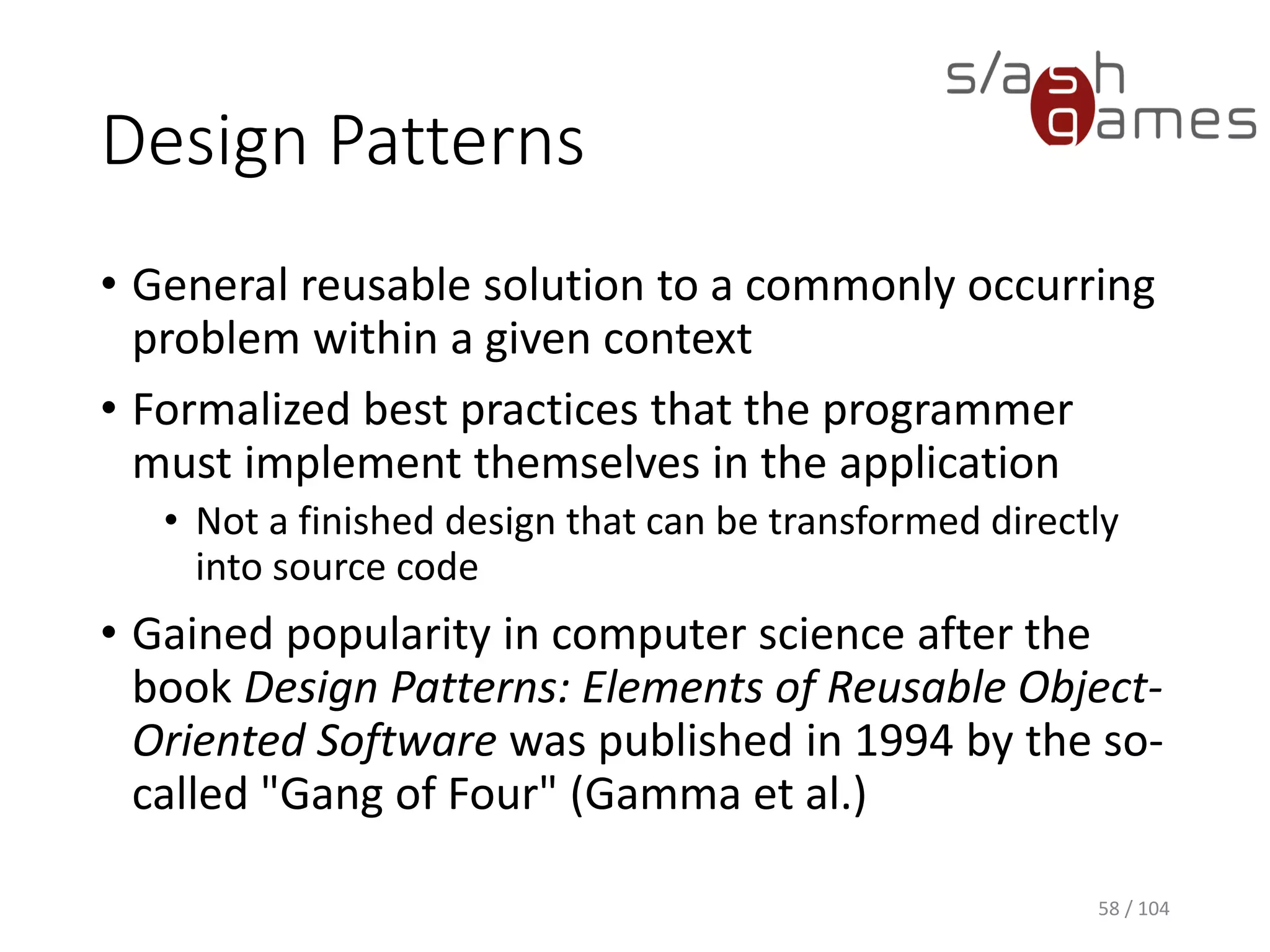 MainWindow Class
C#
58 / 104
private ObservableCollection<TodoItem> items = new ObservableCollection<TodoItem>();
public ObservableCollection<TodoItem> Items
{
get
{
return this.items;
}
}
public MainWindow()
{
InitializeComponent();
DataContext = this;
}
private void OnAdd(object sender, RoutedEventArgs e)
{
string itemName = this.TextBox.Text;
this.items.Add(new TodoItem(itemName));
}
 