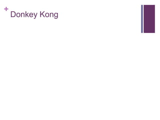 +
Donkey Kong
 