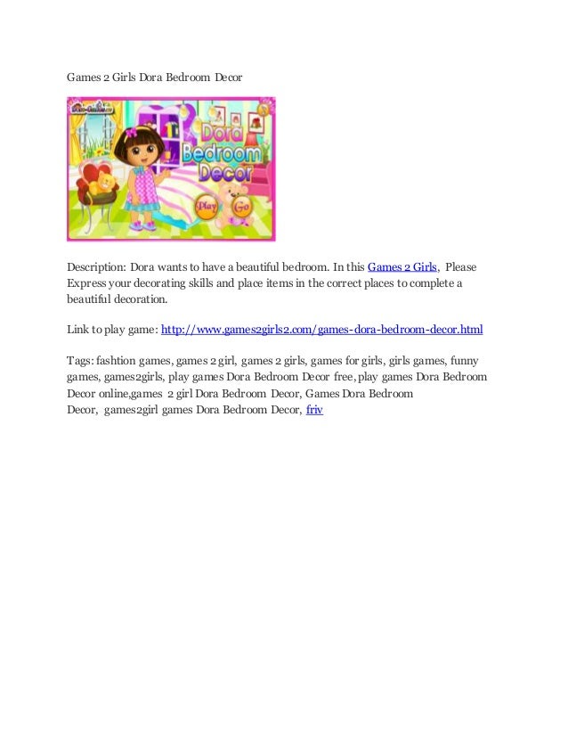 games 2 girls dora