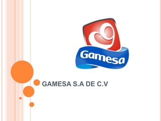 GAMESA S.A DE C.V
 