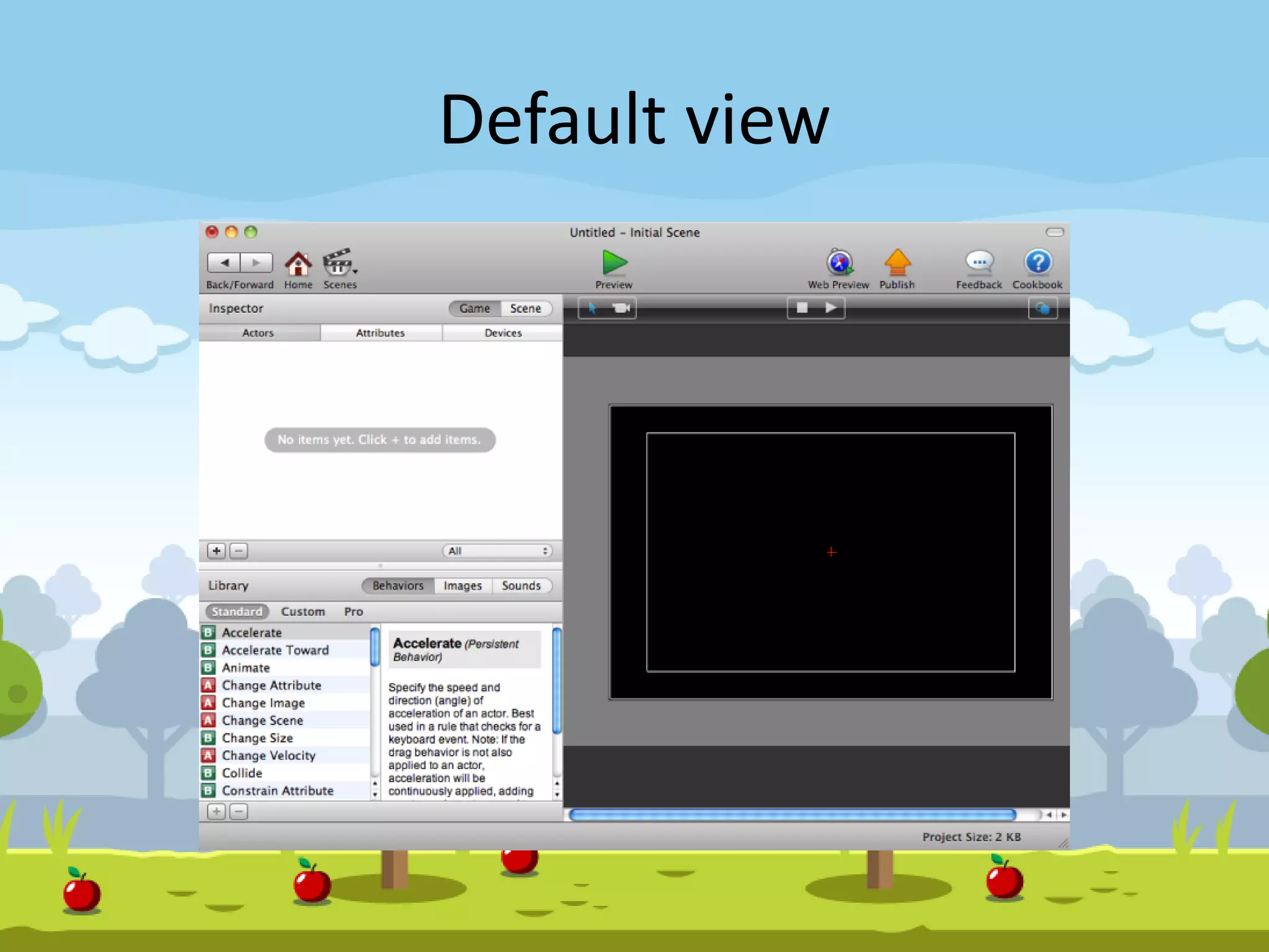 Default view
 