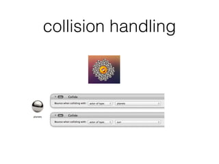 collision handling
 