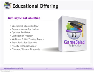 Educational Offering
Turn-key STEM Education

• Specialized Education SKU
• Comprehensive Curriculum
• Optional Textbook
•...