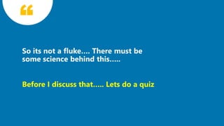 9
Before I discuss that….. Lets do a quiz
 