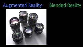Augmented Reality   Blended Reality
 