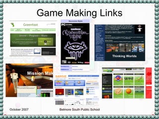 Game Making Links Mission   Maker Thinking Worlds 