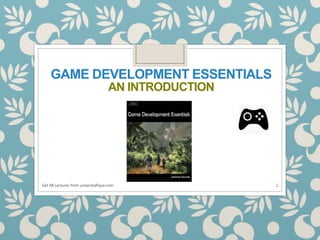 Computer Games Development Chapter 1 | PPTX