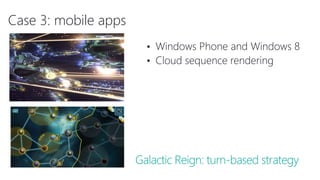 Case 3: mobile apps
Galactic Reign: turn-based strategy
 