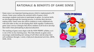 Game Sense Tips Game sense PDHPE | PPTX