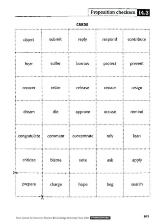 Games for grammar practice