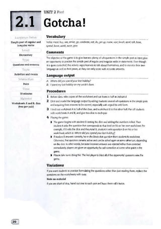 Games for grammar practice