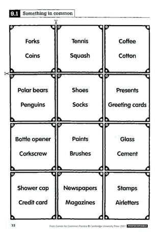 Games for grammar practice