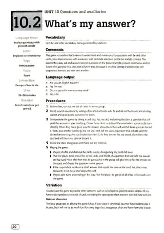 Games for grammar practice