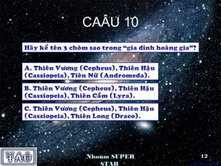 CAÂU 10




Nhoùm SUPER   12
   STAR
 