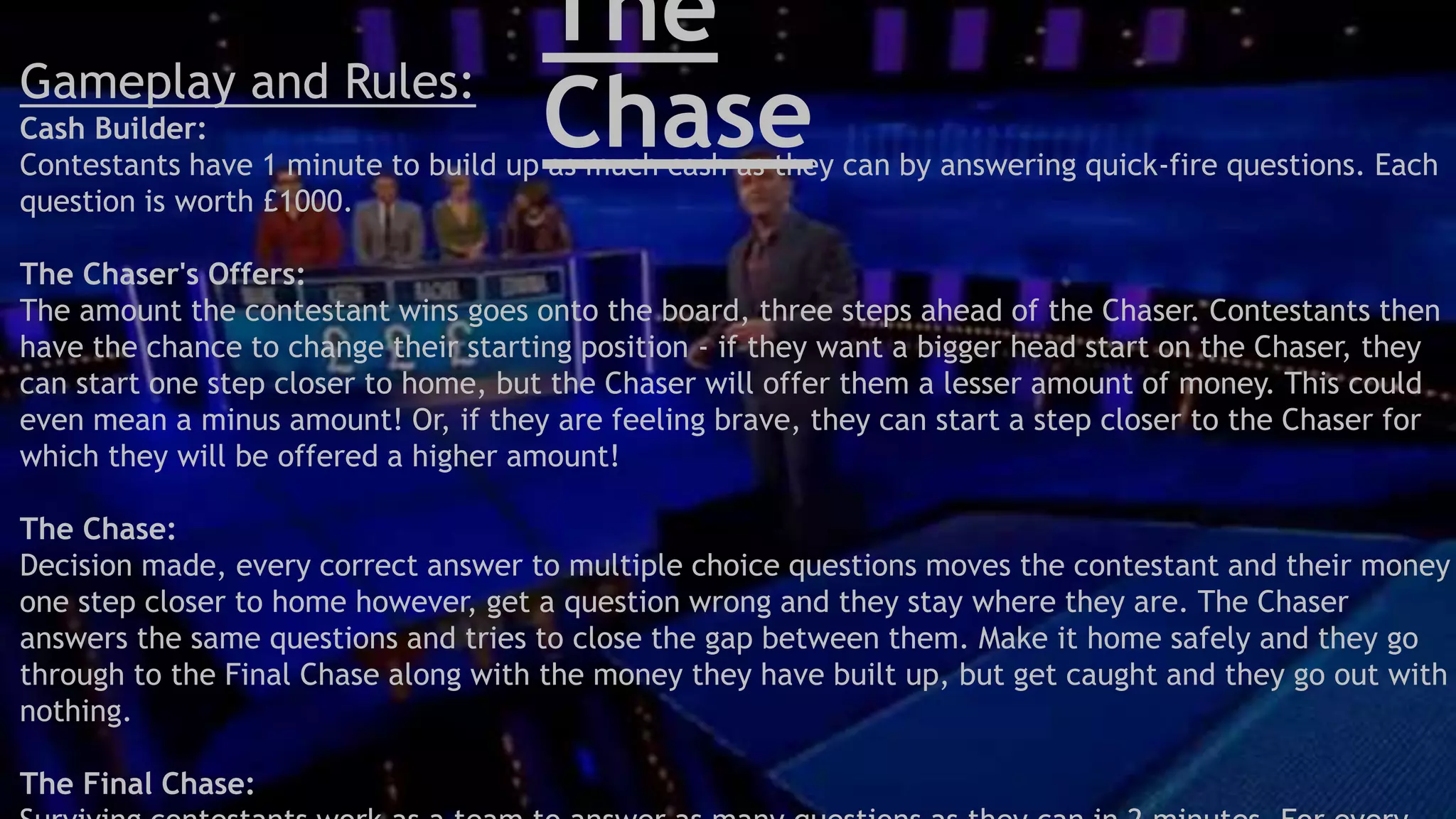 Game shows presented | PPT