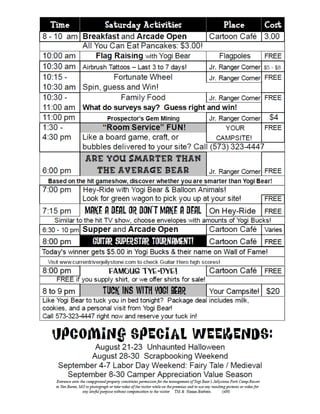 Gameshow weekend pdf email