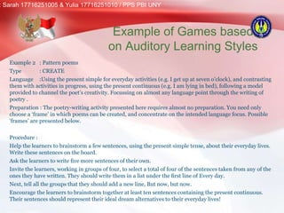 Games in language learning | PPTX