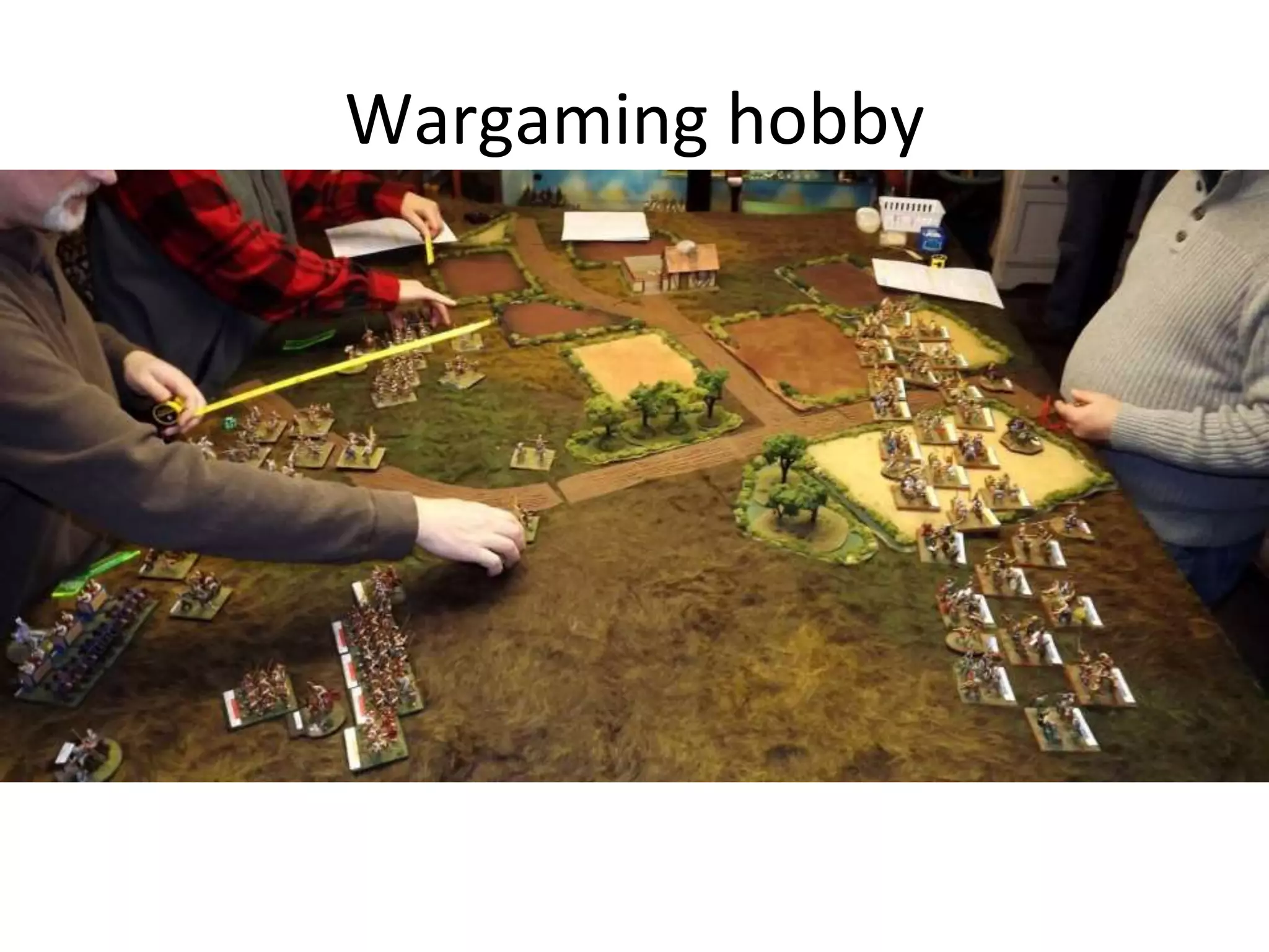 Wargaming hobby
 