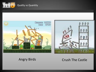 Quality vs Quantity Angry Birds Crush The Castle 
