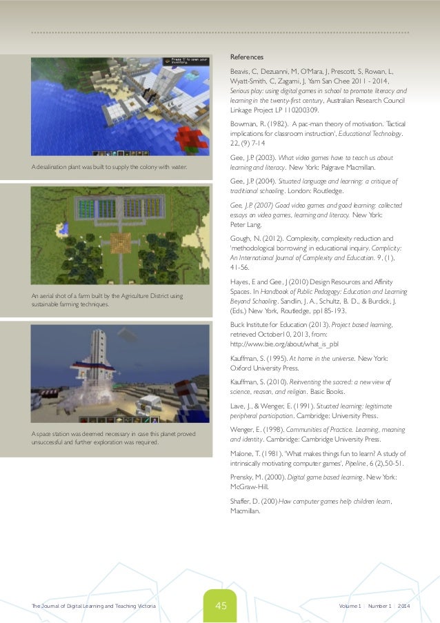 Games - Problem Based Learning and Minecraft